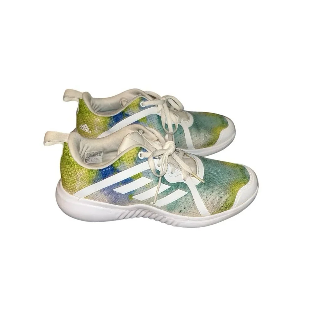 Adidas FortaRun X Multicolor Athletic Low Top Running Sneakers Girls Size 6